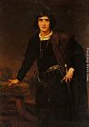 Henry Canvas Paintings - Henry Irving as Hamlet
